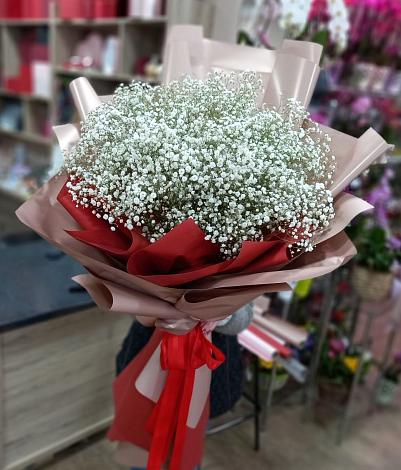 Букет цветов из: Гипсофила в Прокопьевске
