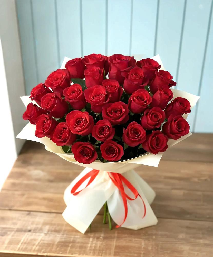 Букет 29 Красных роз в Прокопьевске