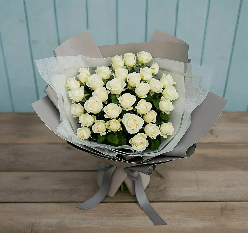 Букет Белоснежная нежность в Прокопьевске