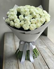 Букет 35 Белых роз в Прокопьевске
