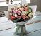 Букет цветов из: Розы, Лизиантусы и Гвоздики в Прокопьевске