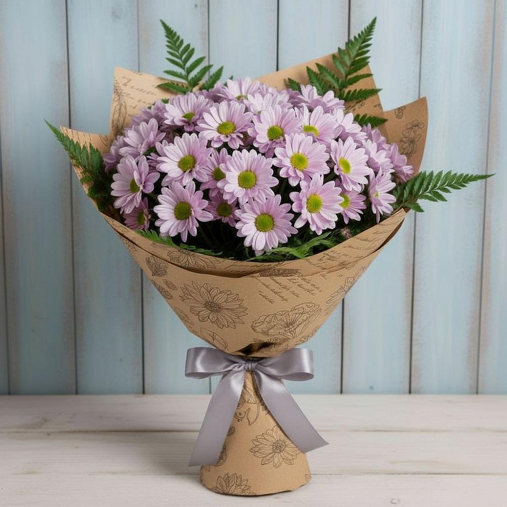 Букет цветов из: Хризантемы в Прокопьевске