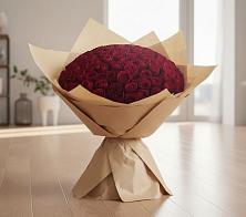 Букет 101 Красная роза в Прокопьевске