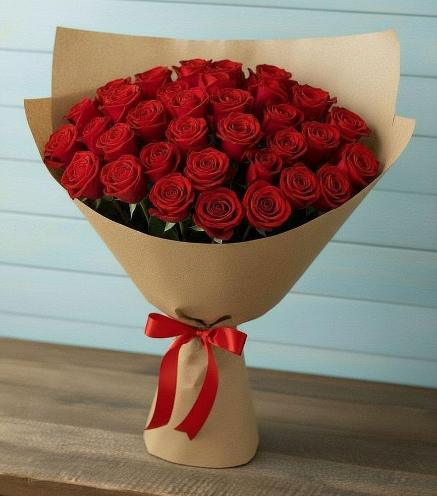 Букет Красные розы Милано в Прокопьевске