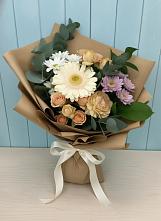 Букет цветов из:  Герберы и Хризантемы в Прокопьевске