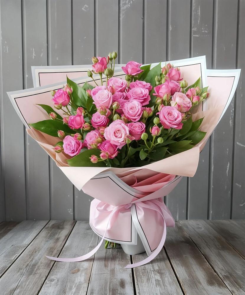 Букет Розовый кустик в Прокопьевске