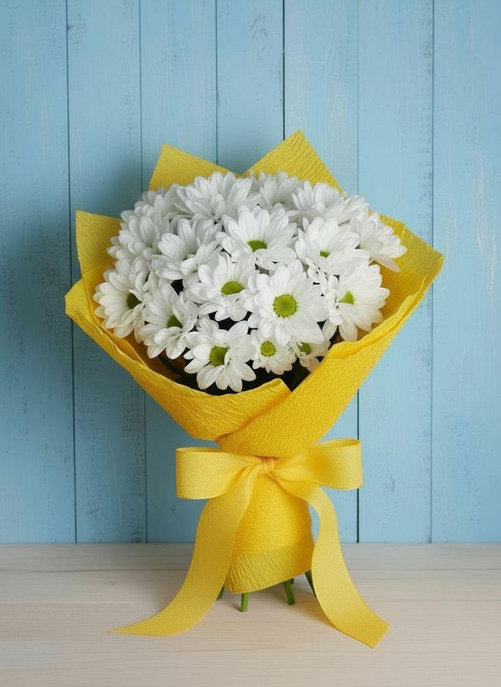 Букет цветов из: Хризантемы в Прокопьевске