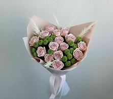 Букет цветов из:  Розы и Хризантемы #REPLACE_PRED# Прокопьевске