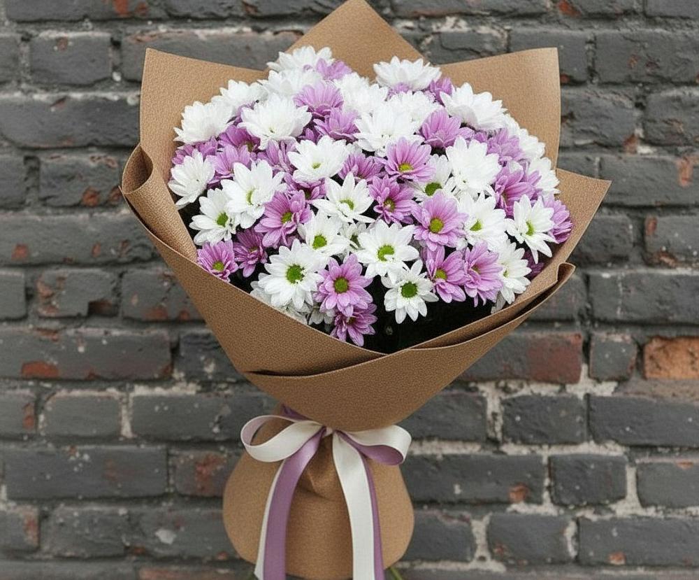 Букет цветов из: Хризантемы в Прокопьевске