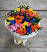 Букет цветов из:  Розы и Хризантемы #REPLACE_PRED# Прокопьевске